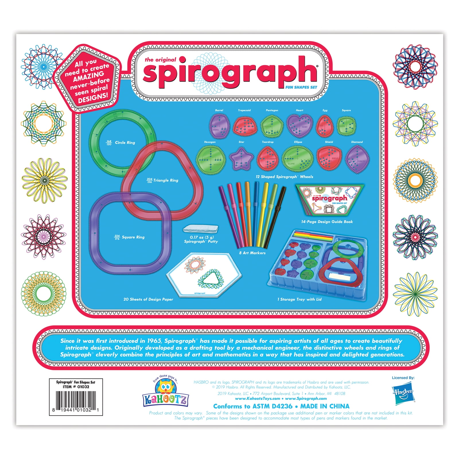  Spirograph Shapes Set ONLY $13.40 (Regularly $24.99)