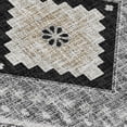 thumbnail image 2 of Dalyn Rugs Portico PO5 Black Indoor/Outdoor, Luxury Washable, Bedroom, Living Room, Dining Room, Kitchen, Patio Rug, 8' x 10', Black, 2 of 4