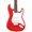 Red, variant on Fender Squier Bullet® Strat® HT - Arctic White
