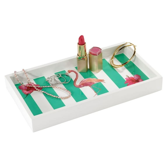 Avanti Linens Avanti Flamingo Paradise Tray - Multicolor