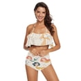 thumbnail image 2 of Ckdifva Mermaids Cartoon Womens High Waisted Bikini Set Two Piece Swimsuit Bathing Suits, 2 of 5