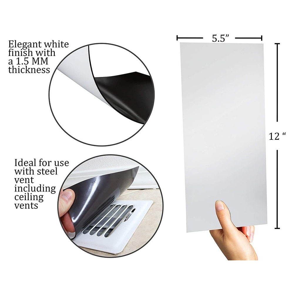 2/4pcs White Vent Cover for Home Ceiling, Floor Vent, Wall Vent