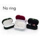 thumbnail image 4 of 2X Caja de Anillo de Par de Seda de Terciopelo Caja de Anillo de Boda Caja A, 4 of 5