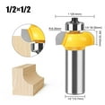 thumbnail image 2 of 5pcs High Quality Cove Bit with Bearing 12.7mm 1/2 Inch Shank Dovetail Router Bit Cutter Wood Working Tool, 2 of 7