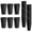 Black, variant on 24 Pcs Unbreakable Plastic Cups Set, 20 oz Reusable Plastic Cups, Stackable Drinking Cup for Kitchen, Outdoor, BPA-free, Dishwasher Refrigerator and Microwave Safe