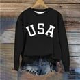 thumbnail image 5 of Tao Tao Toddler Kids Boys Girls Loose Graphic Letter Print Sweatshirts Crewneck Fleece Pullover Tops Fall Winter Fashion Clothes Black 1 Years, 5 of 7