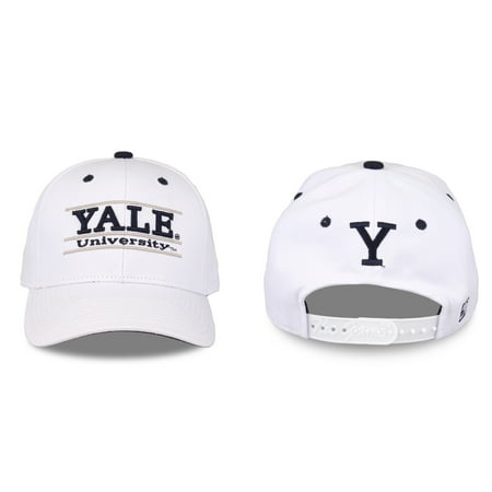 - Yale Bulldogs Adult Game Bar Adjustable Hat - White