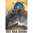 thumbnail image 2 of N. C. Wyeth 13x18 Black Ornate Wood Framed Double Matted Museum Art Print Titled - Buy War Bonds (1942), 2 of 5