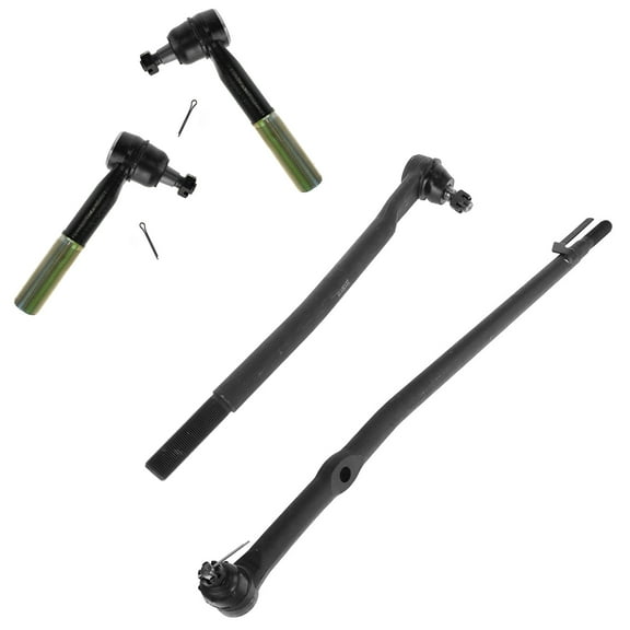 TRQ Tie Rod End Inner Outer LH RH Set for F250 F350 Super Duty Excursion 2WD PSA55289