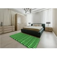 thumbnail image 4 of Ahgly Company Indoor Square Patterned Deep Emerald Green Area Rugs, 4' Square, 4 of 6