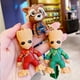 thumbnail image 3 of Marvel Avengers Guardianes de la galaxia Llavero Rocket Raccoon Groot Llavero PVC Figura de acción Juguete Coche Colgante Modelozhangyuxiang, 3 of 4