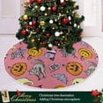 thumbnail image 6 of FMSHPON Halloween Cartoon Pattern Xmas Christmas Tree Skirt Stand Mat for Holiday Party Decoration Indoor Outdoor 36 inches, 6 of 6