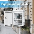 thumbnail image 7 of Outdoor Electrical Box, Cold-Rolled  Plate,  Alloy  Beam, One- Ventilation Design, IP65 , Wall/Pole Mounted (17.8" x 13.9" "), 7 of 7