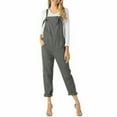 thumbnail image 3 of Combinaison Ample en Coton et Lin pour Femmes, Mode Décontractée, Salopette Ample, Pantalon Long, 3 of 5