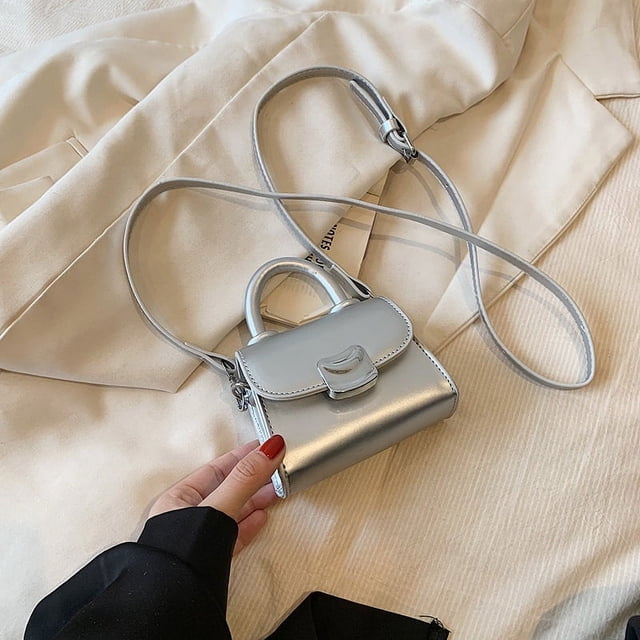 Bolso texturizado Bolso de mujer Bolso de hombro mini de moda Bolso cruzado elegante Bolso cuadrado pequeño