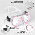 thumbnail image 4 of Snorkeling Gear for Adults, Dry Snorkel Set 180° Panoramic Wide View Anti-Fog Scuba Diving Mask, Professional Snorkel Gear for Free Breathing, Swimming, Diving, 4 of 5
