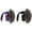 Purple&Black, variant on 2PCS Blend & Blur Ultra Large Body Makeup Brush For Self Tanner, 4.3inch Wide-headed Kabuki Brush, Leg Makeup Self Tan Applicator Provides Effortless Pretty Finish, Blending Applicator- Purple