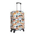 thumbnail image 3 of Balery Luggage Cover Industrial Transportations Print Suitcase Covers for Luggage Elastic Washable Suitcase Protector Fits 18-32 Inch Luggage-Small, 3 of 9