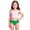 Green, variant on Girls Cute Triangle Swim Bottoms, Solid Color Bikini Briefs with Decorative Trim, Quick-Dry Swimwear Panty for Kids Beach and Pool(6-7 Years/Blue)