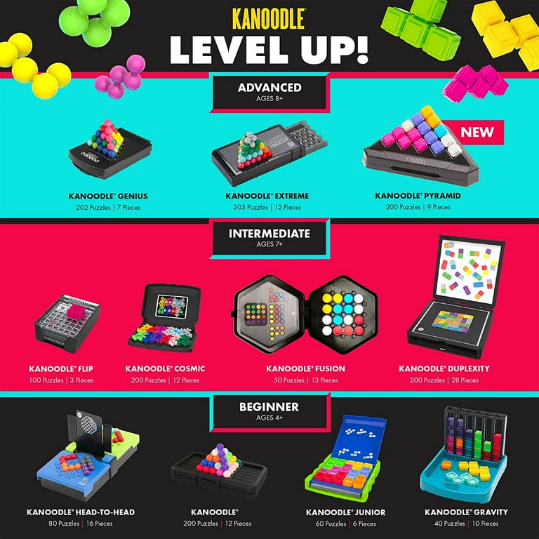 Educational Insights Kanoodle Head-to-Head Puzzle for 2 Players, Brain Teaser Game for Kids, Teens and Adults, Featuring 80 Challenges, Gift for Ages Educational Insights Kanoodle Head-to-Head Puzzle for 2 Players, Brain Teaser Game for Kids, Teens and Adults, Featuring 80 Challenges, Gift for Ages