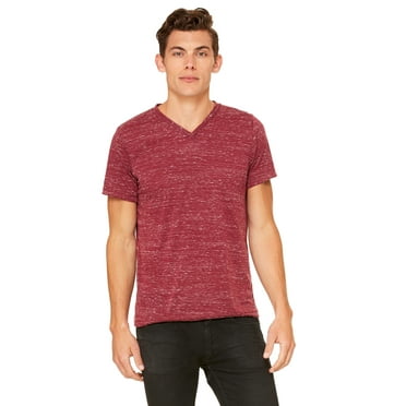 Bella   Canvas 3655C Unisex Textured Jersey VNeck TShirt