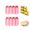 Pink, variant on QZS Heat proof Bread Mold,Pink Reusable Mini Baguette Baking Tray,2Pack Non-Stick Baking Mold,9.5x6.7x1In Silicone Hot Dog Bun Pan