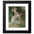 thumbnail image 2 of Guillaume Seignac 20x24 Black Modern Framed Museum Art Print Titled - Venus and Cupid, 2 of 5