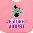 thumbnail image 4 of Inktastic Viola Future Violist Music Girls Baby Bib, 4 of 4
