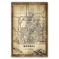 thumbnail image 3 of Normal Vintage Map Prints Canvas, Illinois Map Art Canvas, Canvas, Normal Map City style vintage Canvas , Canvas Wall Art, Street Map Artwork Canvas, 3 of 6