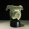 thumbnail image 4 of YSTIAN 3D Led Lamp Cute Dog Led Night Light 7 Colors Changing Sharpei Dog Table Lamp Animal Lights Kids Gift Home Bedroom Decoration Decoración De Dormitorio De Luz De Noche Led, 4 of 9