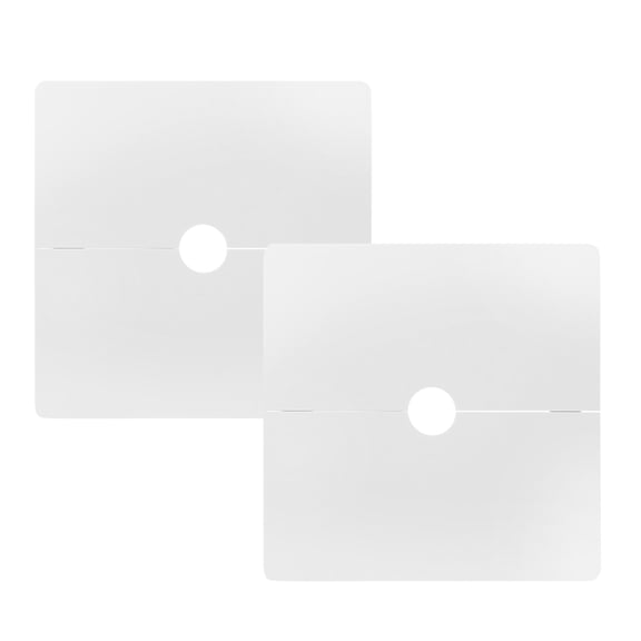 Nicehomfit 2Pcs Decorative Plastic Wall Plate Escutcheon Cover for Home Electrical Outlets