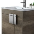 thumbnail image 4 of Fine Fixtures - Modern Gray 24" Bathroom Vanity Set, Chrome Hardware, Vitreous China Sink Top, 4 of 4