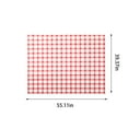 thumbnail image 3 of Uklsqma Nappes Jetables à Carreaux Rouges et Blancs, Lot de 10 / Housses de Table en Plastique Épaissies Résistantes à l'Eau et à l'Huile / Utilisation Rectangulaire Ronde pour Table, Restaurants, Fêtes, Événements de Salle à Manger en Plein Air, 3 of 6