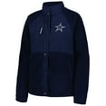 thumbnail image 2 of Women's Starter Navy Dallas Cowboys On the Ball Sherpa Jacket, 2 of 4