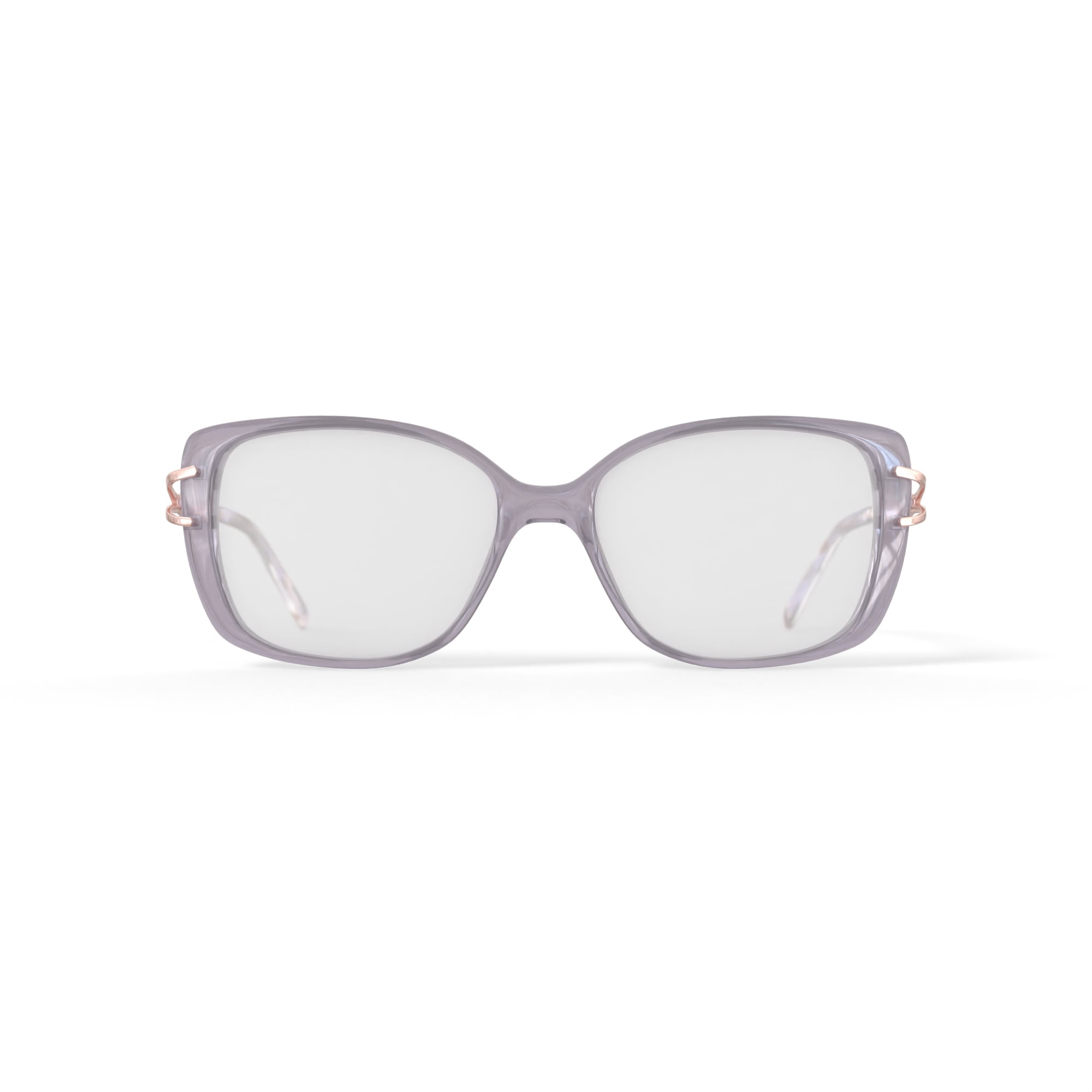 Madison Avenue Women’s MAL225 Prescription Eyeglasses with Case, Crystal Champagne
