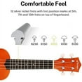 thumbnail image 4 of Donner DUS-10M 21" Soprano Ukulele Kit with Online Lesson, Bundle, Strap, String, Tuner, Pick, Polishing Cloth for Beginner, Rainbow Series, Mahogany, 4 of 7