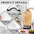 thumbnail image 4 of HELLHERO Retro Floral Pattern Multifunctional Coffee Machine Dust Cover with Keep Clean Polyester Blender Dust Cover, 4 of 6