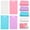 Vertical, variant on Erasable Badge Note, Erasable Silicone Badge Note, Ballpoint Pen Write & Alcohol Erasure, Reusable ID Card Badges Reel Notepad, Portable Quick Note Taking Pad for Nurses, Doctors (4pcs, Vertical)