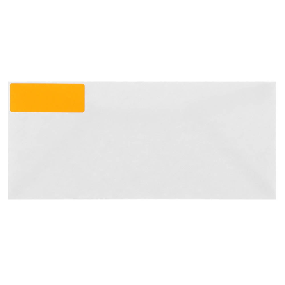 JAM Paper Return Address Labels, Standard Mailing, 1 x 2 5/8, Neon Orange, 120 per Pack