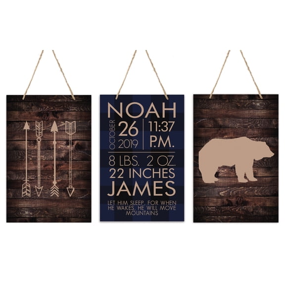 Childrens Wall Decor For Boys and Girls Bedroom - Arrows