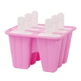 thumbnail image 1 of Grade 6-Cavity Silicone Set with Sticks for Homemade Ice and Desserts, 1 of 4