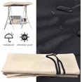 thumbnail image 5 of Outdoor Swing Canopy Replacement Cover 3 Seater; Universal Patio Swing Cover, Waterproof Replacement Canopy Top Cover for Garden Swing Chair Patio Hammock (Swing not Included), 5 of 8