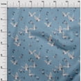 thumbnail image 2 of oneOone Viscose Chiffon Fabric Dot|Floral & Stork Bird Print Fabric By The Yard 42 Inch Wide, 2 of 4
