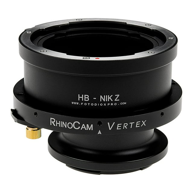 Fotodiox Adaptateur de Surpiqûres Rotatives RhinoCam Vertex Compatible avec les Objectifs à Monture en V Hasselblad sur Appareils Photo Nikon à Monture Z
