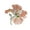 Pink, variant on Vibrant Peony Flower Brooch Feature Strong Finish And Pearls Charm Prom Banquet Evening Party Fashion