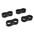 thumbnail image 3 of Hose Fitting Adapter, Reusable 8AN Fuel Line Mounting Clamp Compact Lightweight Sturdy Durable  for 1/2in Fuel Lines, 3 of 8