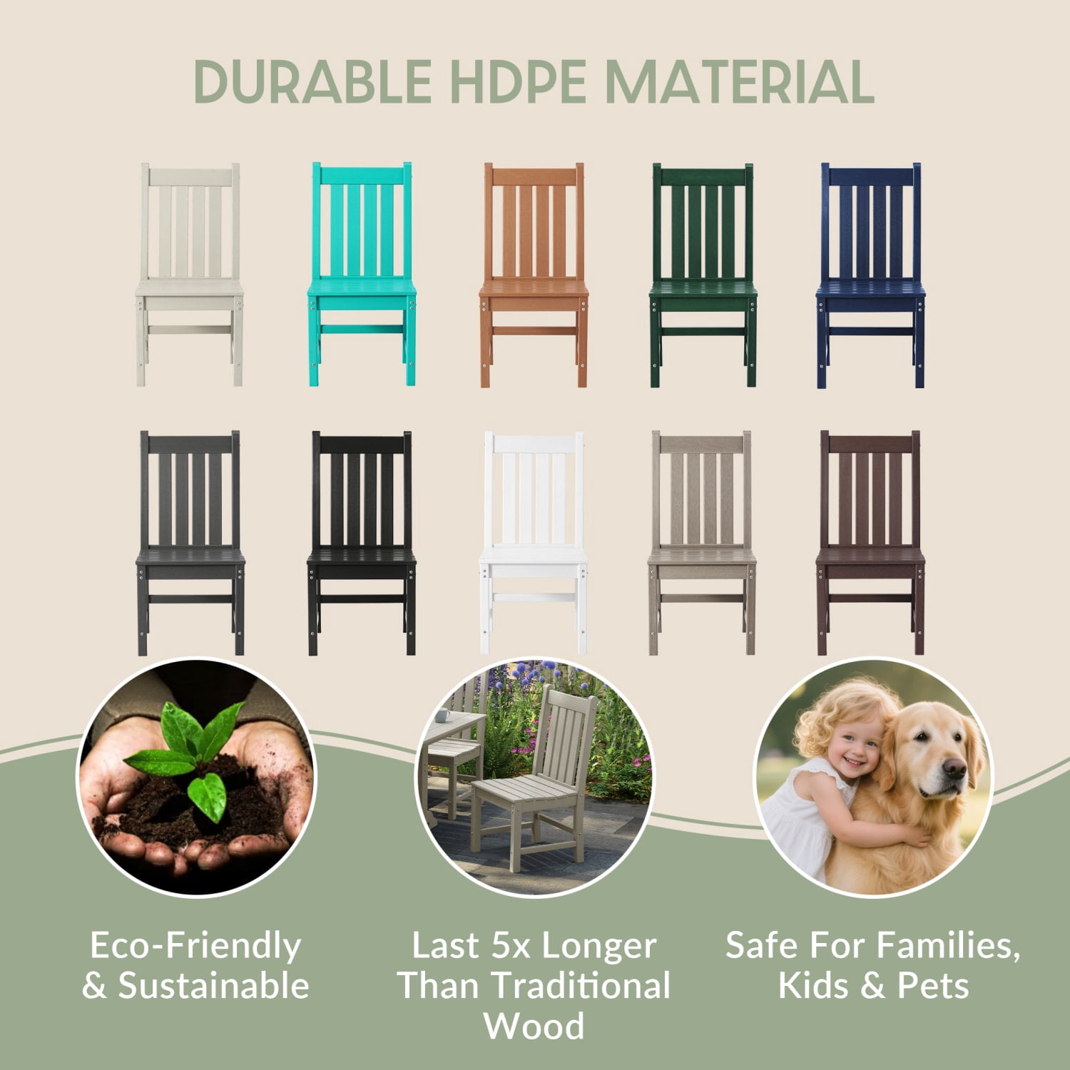 WestinTrends Malibu Outdoor Patio Dining Chair, Sand