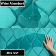 thumbnail image 4 of Smiry Memory Foam Bathroom Rugs, Ultra Soft & Non-Slip Bath Runner Mat, 24"x47", Teal, 4 of 8