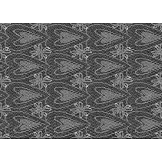Ahgly Company Tapis Rectangulaire Lavable en Machine Intérieur Transitionnel Gris, 7 Pieds x 9 Pieds