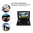 thumbnail image 2 of Portable 9.8 Inch TV Ultra-Thin Home Car Mobile DVD Player HD VCD CD MP3 HD EVD Player With TV FM USB Game Function ,high resolution screen, 2 of 7